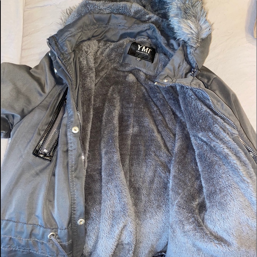 Soft gray coat
